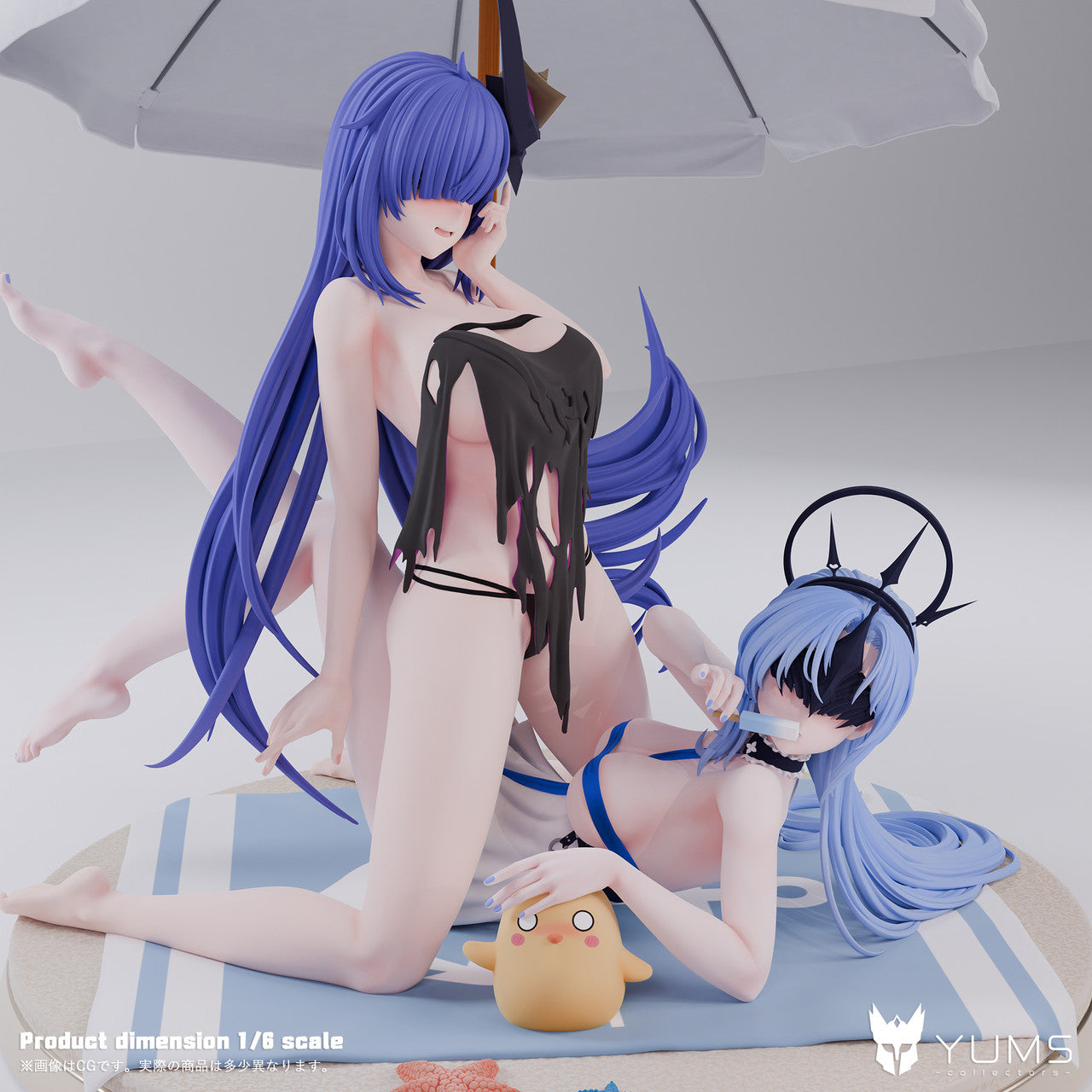 [Pre-Order Closed] YUMS-Collectors Studio - Statue - Azur Lane - Summer Sacrament Alsace & Locker Room Lechery Mogador