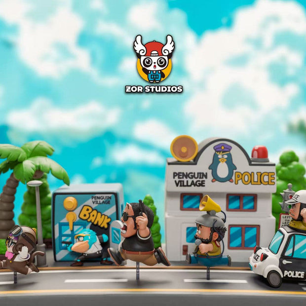 [Pre-Order Closed] ZOR Studio - Statue - Dr. Slump - WCF Series Penguin Village Dash #2 Bank & Police Station