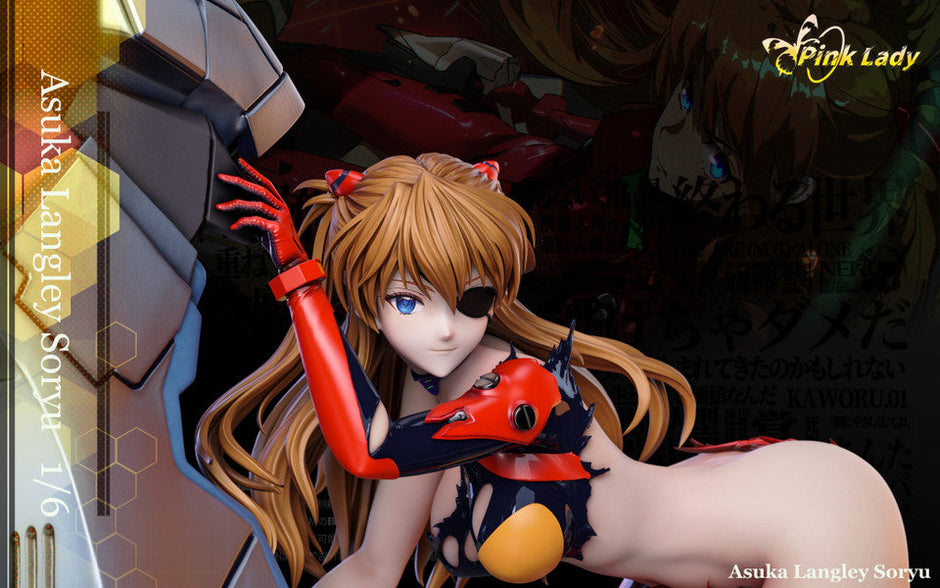 [Pre-Order Closed] Pink Lady Studio - Statue - Neon Genesis Evangelion - Soryu Asuka Langley & Ayanami Rei