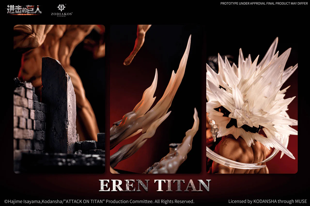 [Pre-Order] Zodiakos Studio - Statue - Attack on Titan - Eren Titan (Licensed)