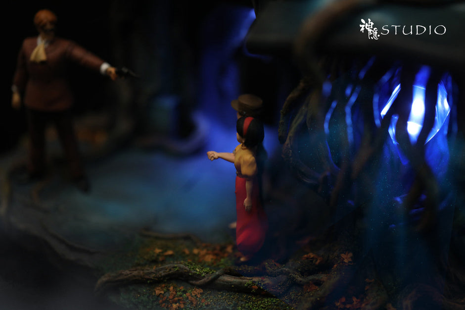 [Warehouse in Stock] Shen Yin Studio - Statue - Castle in the Sky - Castle in the Sky with LED