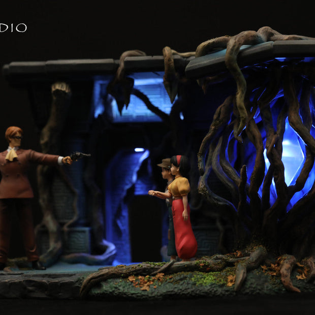 [Warehouse in Stock] Shen Yin Studio - Statue - Castle in the Sky - Castle in the Sky with LED