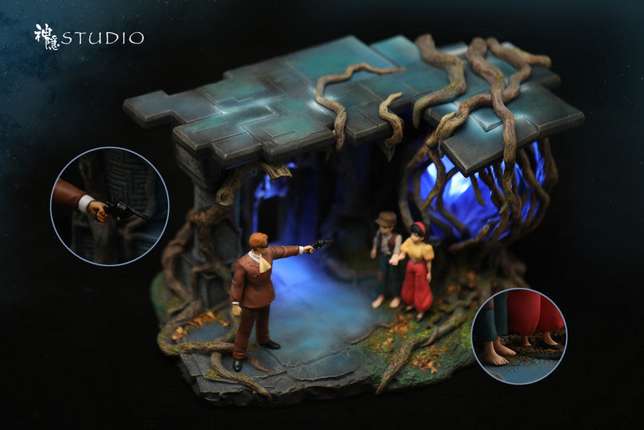 [Warehouse in Stock] Shen Yin Studio - Statue - Castle in the Sky - Castle in the Sky with LED