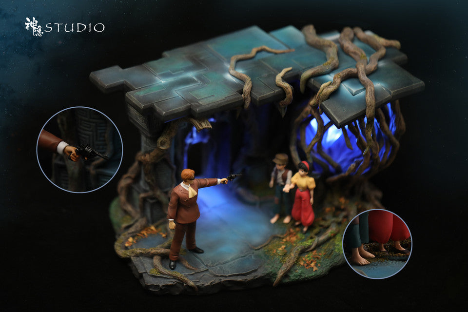 [Warehouse in Stock] Shen Yin Studio - Statue - Castle in the Sky - Castle in the Sky with LED