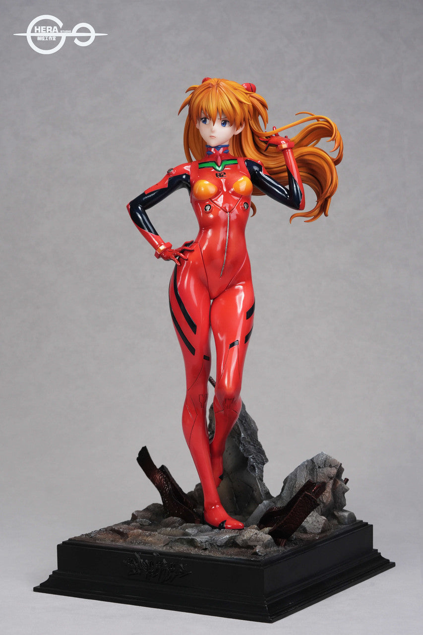 [Warehouse in stock] HeRa Studio - Statue - Neon Genesis Evangelion - Asuka ＆ Ayanami Rei