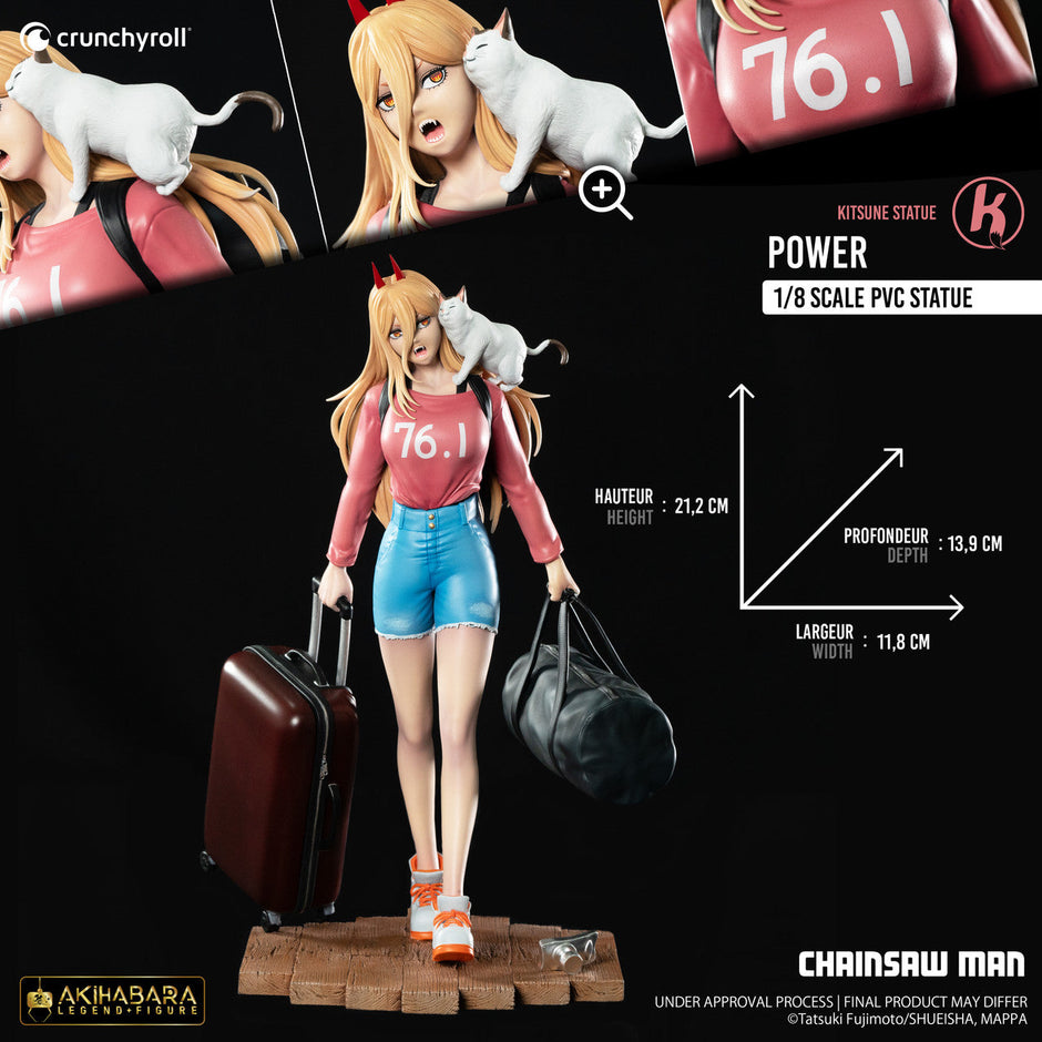 [Pre-Order] Kitsune Statue Studio - PVC - Chainsaw Man - Power (Licensed)