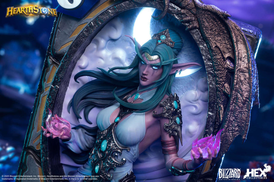 [Pre-Order] HEX Collectibles - Blizzard Hearthstone X Tyrande Whisperwind Art Statue HEXFRAME03 (Licensed)