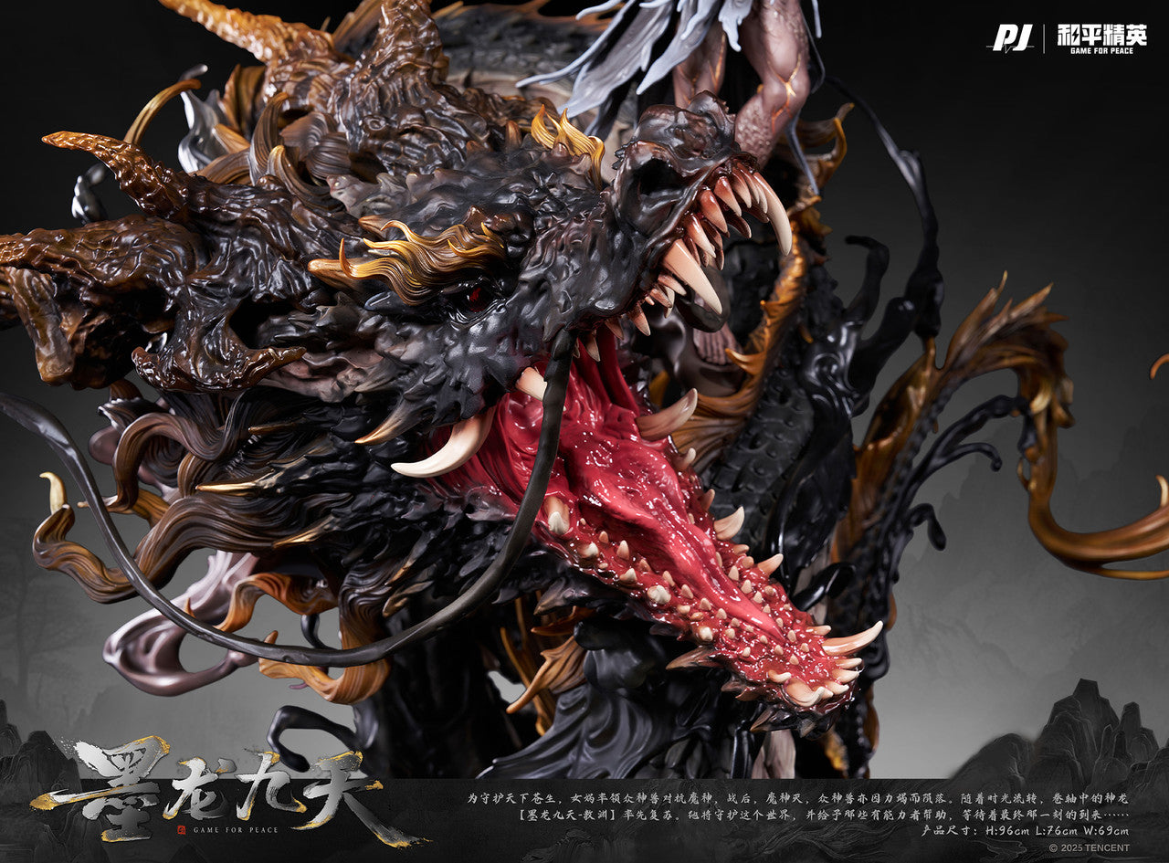 [Pre-Order] PIJI Studio - Statue - Original - Amerfort Black Dragon Nine Heavens - Ao Yuan Statue (Licensed)