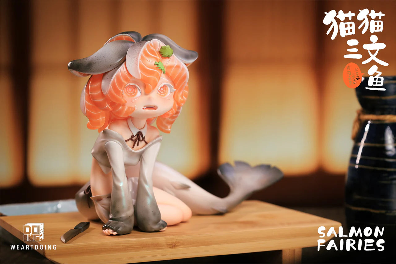 [Pre-Order Closed] WeArtDoing Studio - Statue - Original - Kitty Salmon Series Salmon Fairies-Silver & Salmon Fairies-Caramel (Licensed)