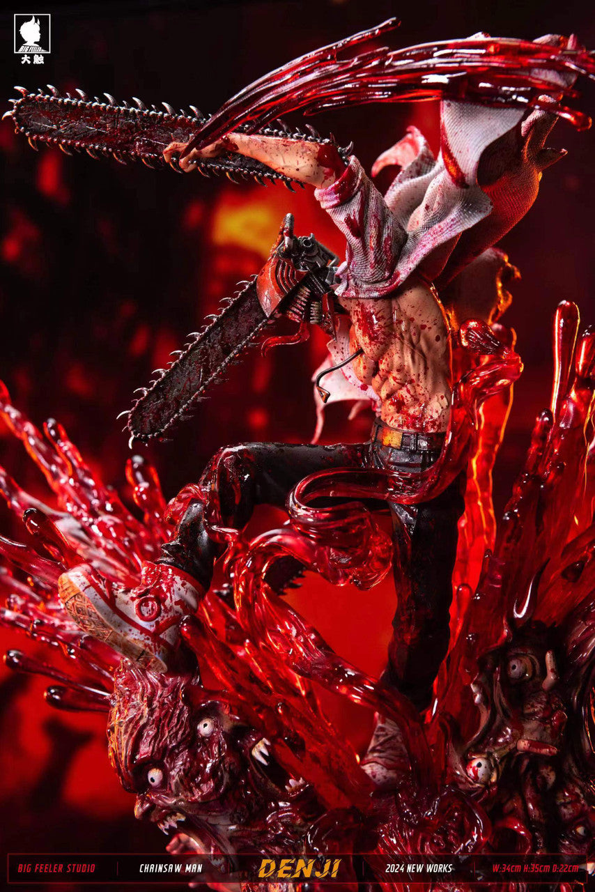 [Warehouse in Stock] Big Feeler Studio - Statue - Chainsaw Man - Denji with LED