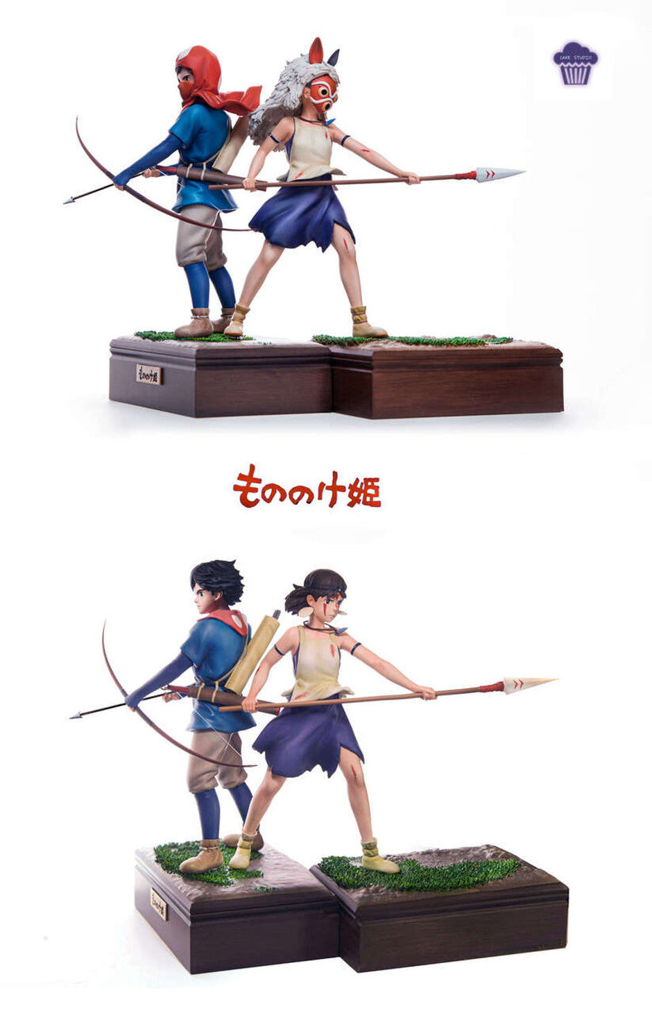 [Pre-Order] Cake Studio - Statue - Princess Mononoke - Hayao Miyazaki Series Small Scale 001 Princess Mononoke
