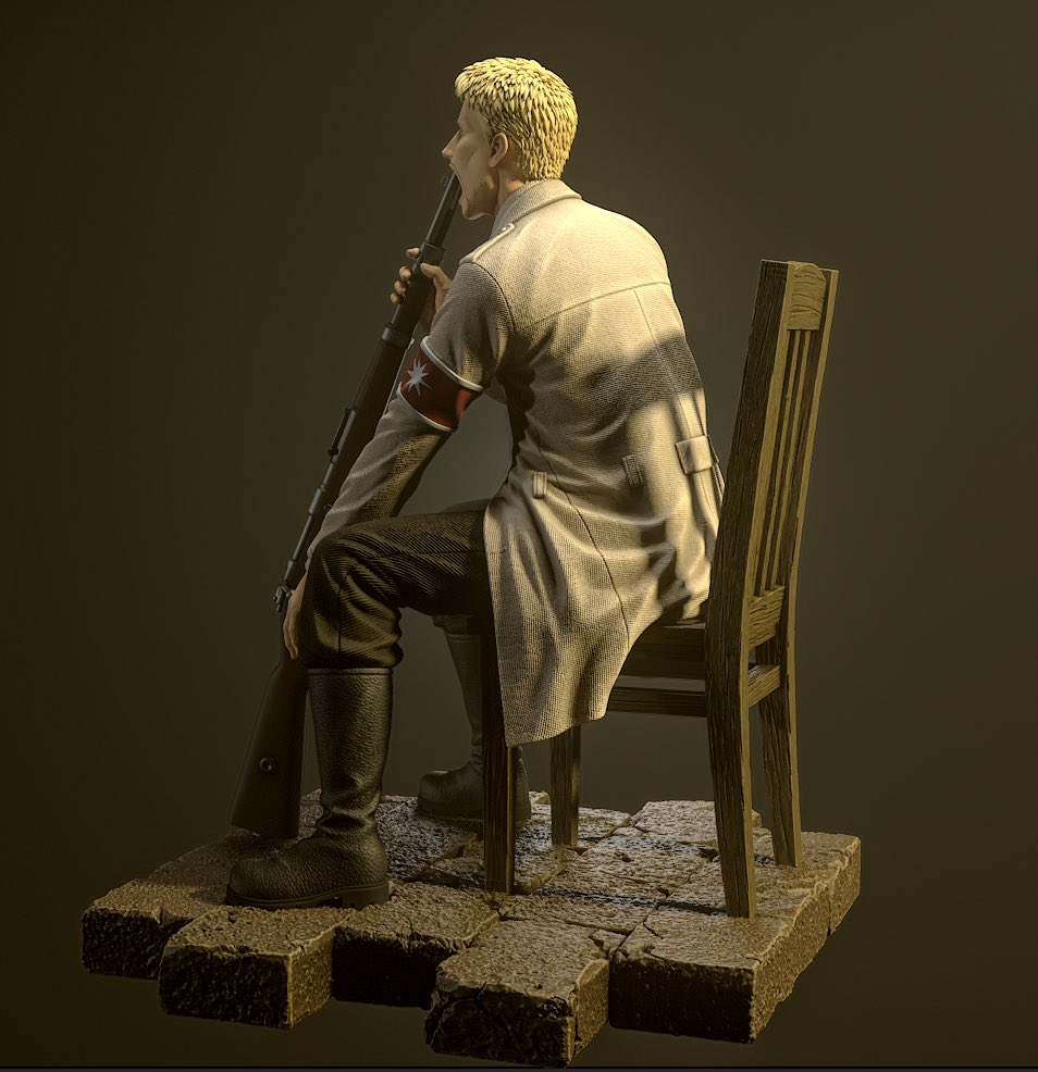 [Pre-Order Closed] Model Power Studio - Statue - Attack on Titan - Despairing Reiner Braun