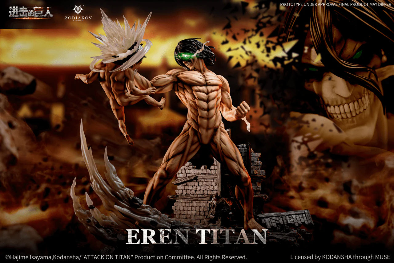 [Pre-Order] Zodiakos Studio - Statue - Attack on Titan - Eren Titan (Licensed)