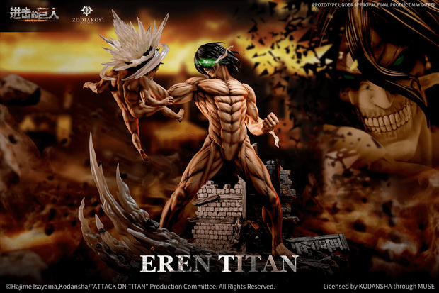 [Pre-Order] Zodiakos Studio - Statue - Attack on Titan - Eren Titan (Licensed)