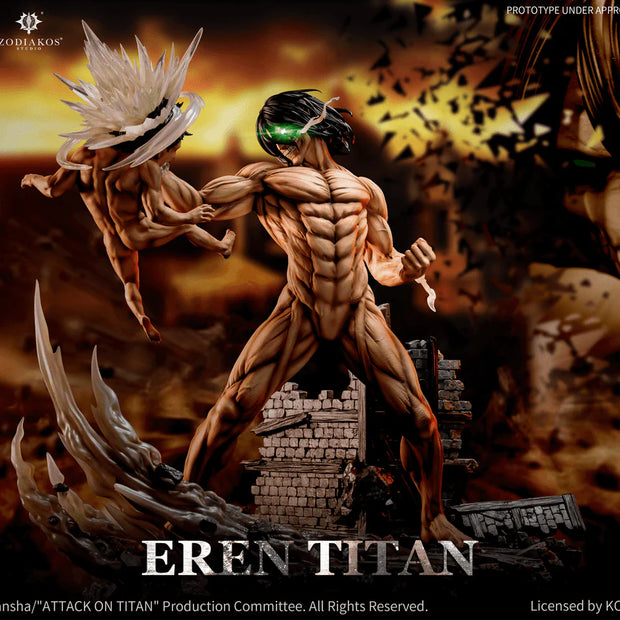 [Pre-Order] Zodiakos Studio - Statue - Attack on Titan - Eren Titan (Licensed)