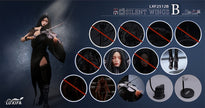 [Pre-Order Closed] LUXIFA Studio - Action Figure - Original - 1/6 Scale 7th Anniversary Limited Edition Silent Wings Dark Angel & Soloist LXF2512 (Licensed)
