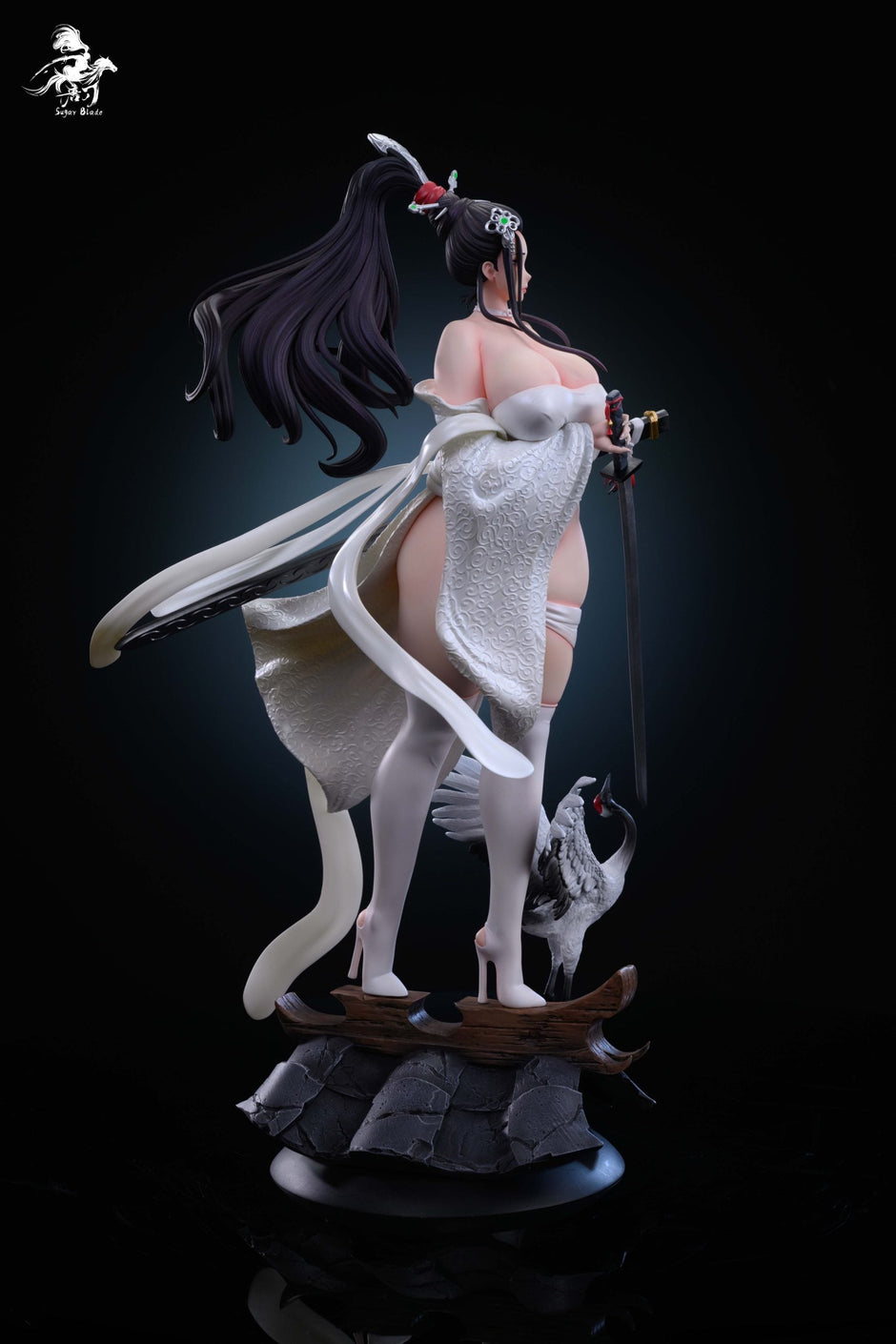 [Warehouse in Stock] Sugar Blade Studio - Statue - Original - Crane's Cry Cat's Melody (Licensed)