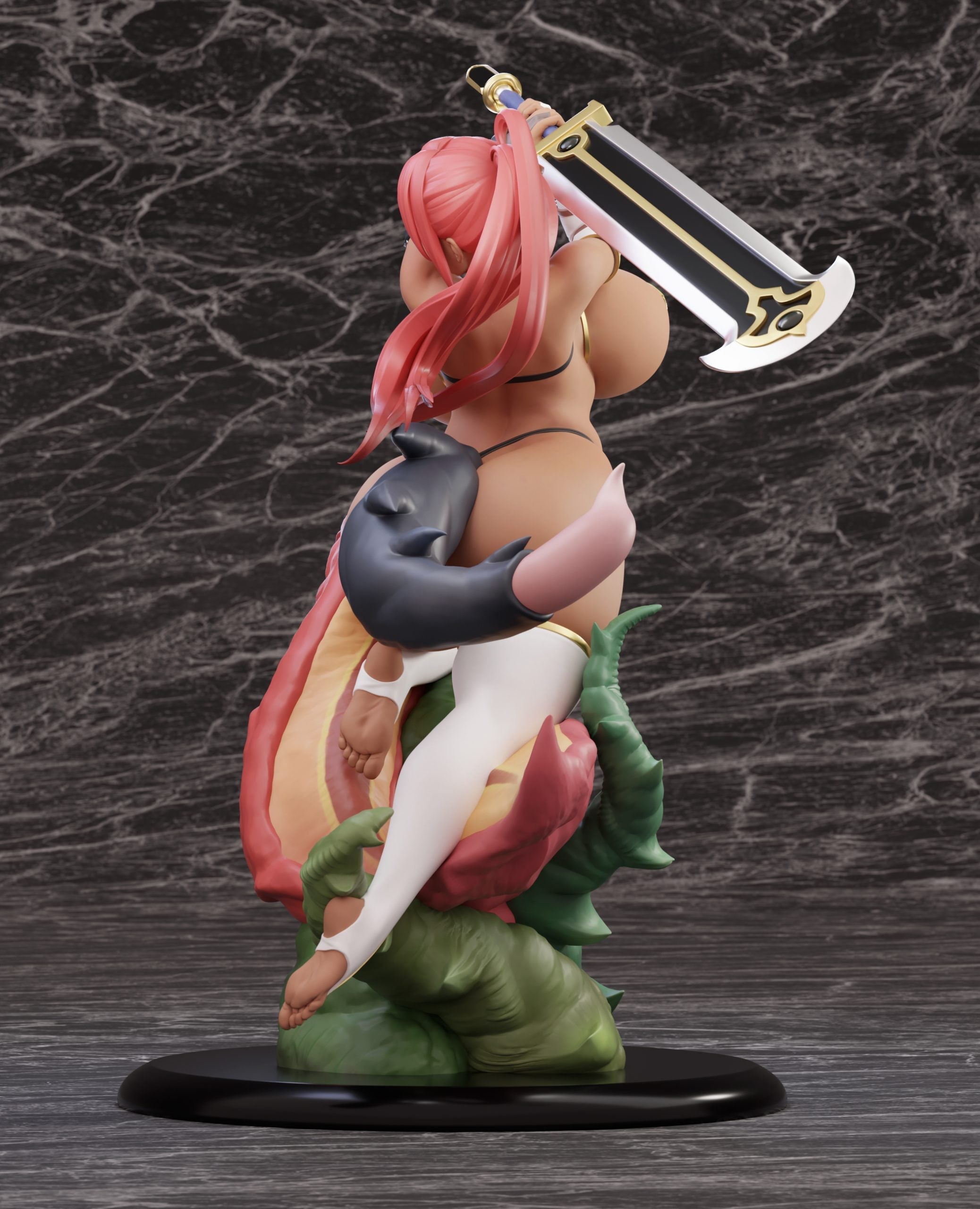 [Pre-Order Closed] SODA Studio - Statue - Original - Silver Rank Adventurer Fire Dragon Rinea (Licensed)