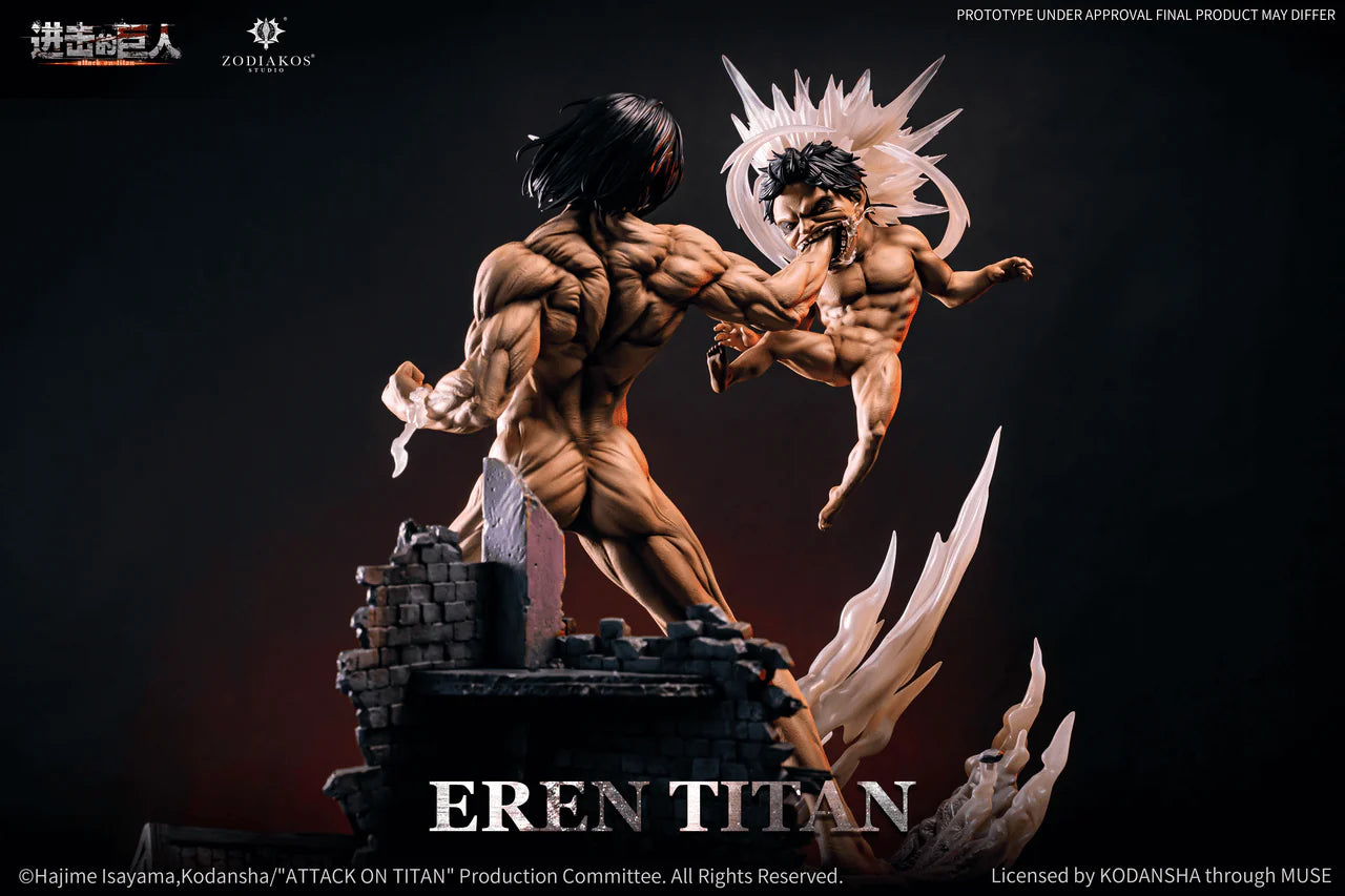 [Pre-Order] Zodiakos Studio - Statue - Attack on Titan - Eren Titan (Licensed)