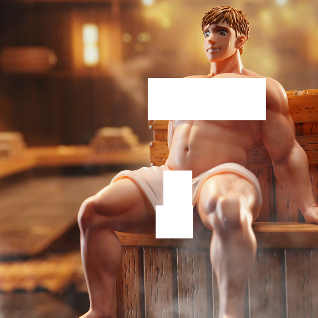 [Warehouse in Stock] Shen Niu Studio - Statue - Delicious in Dungeon Laios Touden. Sauna Adventure