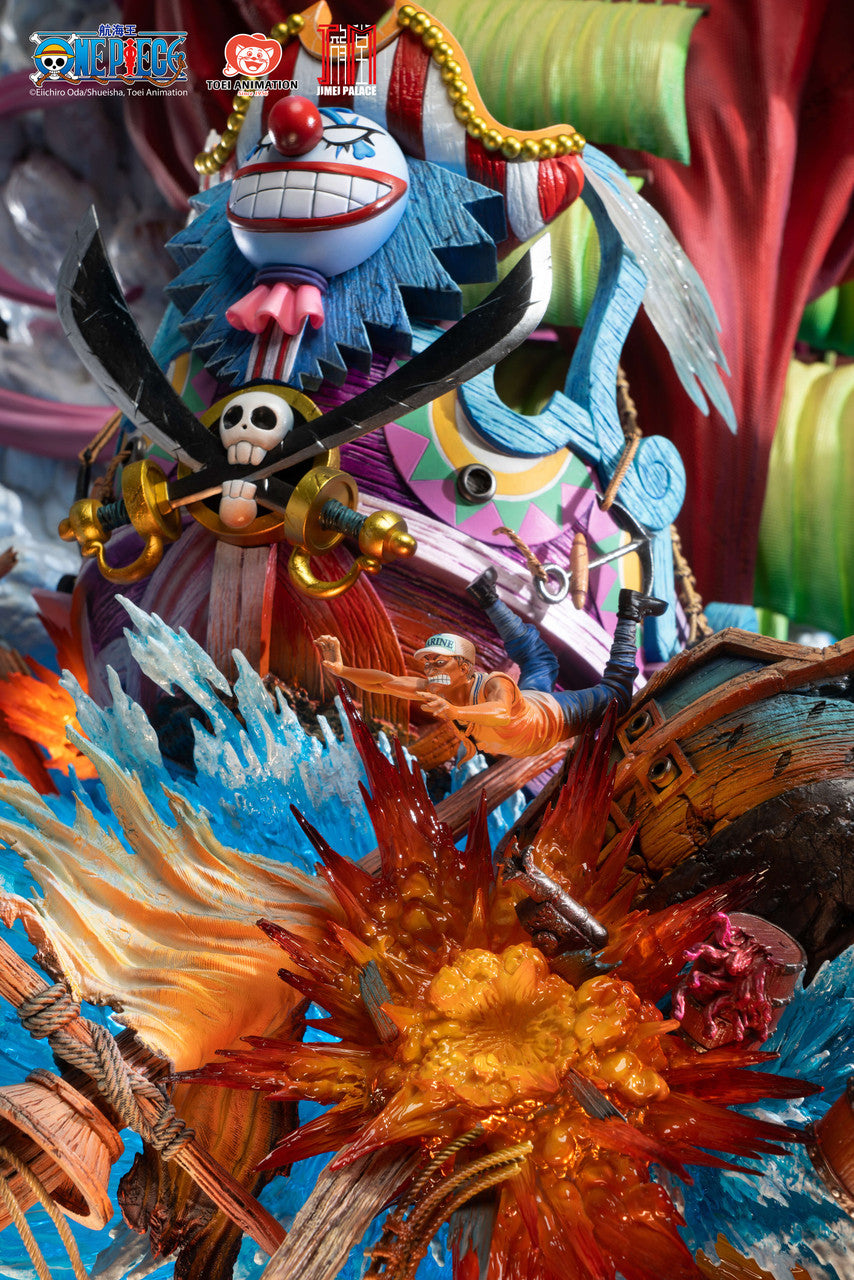 [Pre-Order] Jimei Palace - Statue - ONE PIECE New Yonko BUGGY Limited Edition Statue (Licensed)