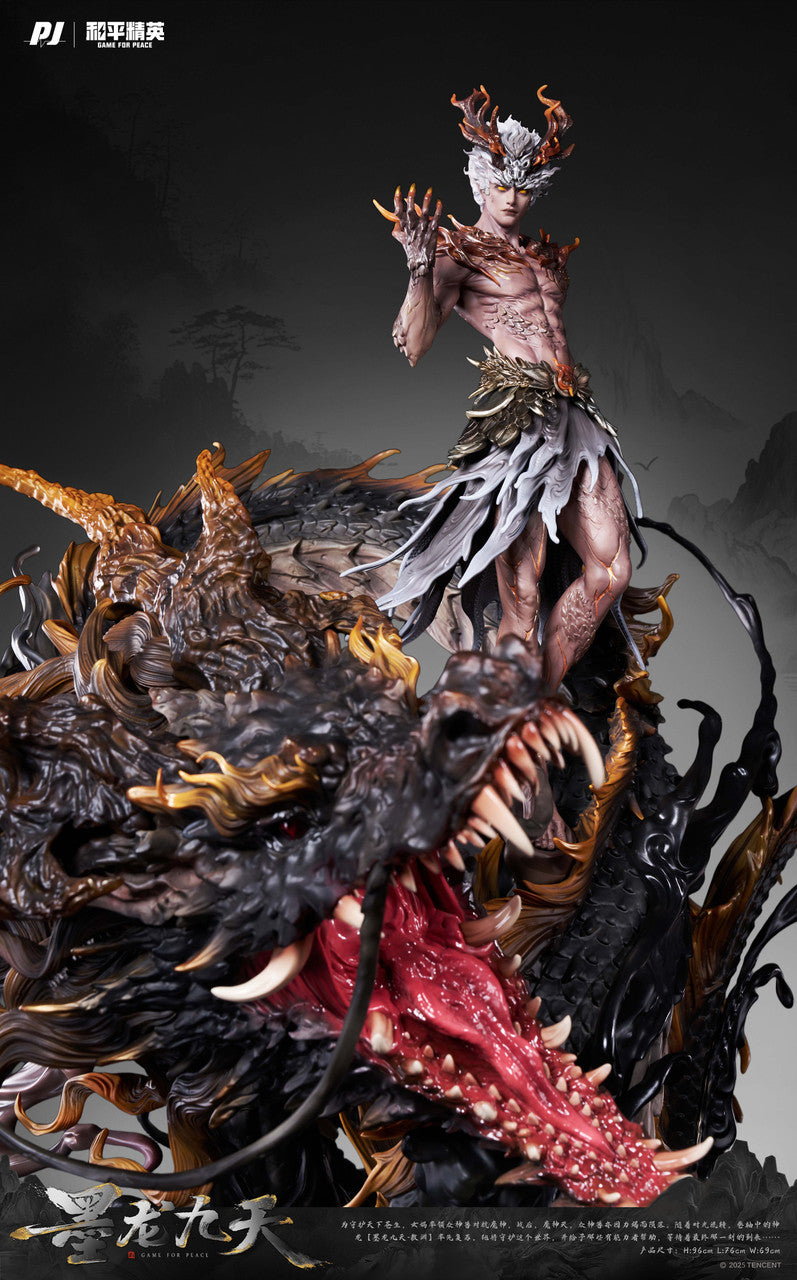 [Pre-Order] PIJI Studio - Statue - Original - Amerfort Black Dragon Nine Heavens - Ao Yuan Statue (Licensed)
