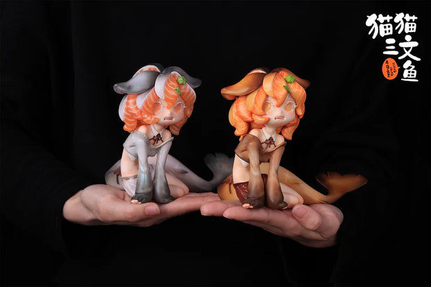 [Pre-Order Closed] WeArtDoing Studio - Statue - Original - Kitty Salmon Series Salmon Fairies-Silver & Salmon Fairies-Caramel (Licensed)