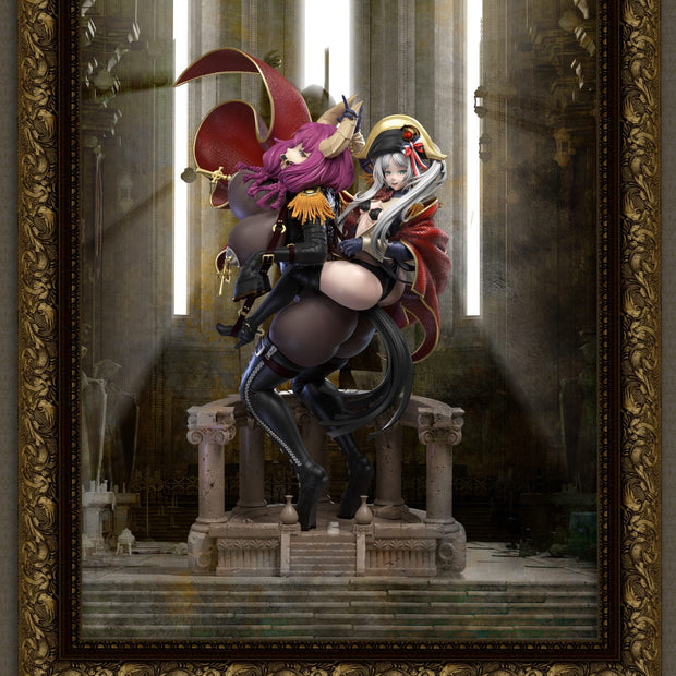 [Pre-Order Closed] Demon Core Studio - Statue - Frieren: Beyond Journey's End - Frieren & Aura cosplaying Napoleon Crossing the Alps