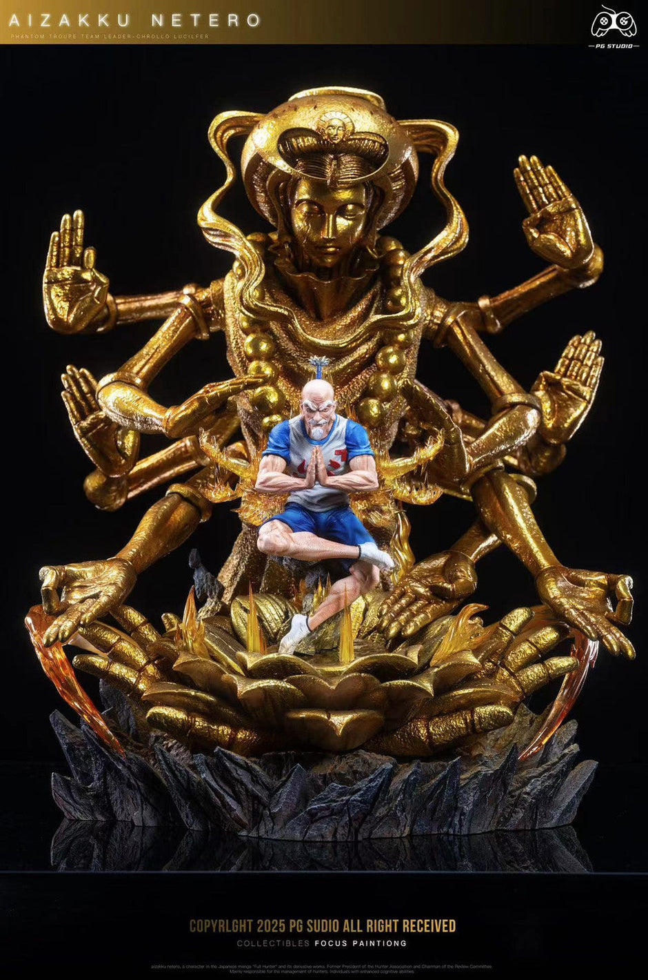 [Pre-Order Closed] PG Studio - Statue - Hunter x Hunter -  Hyakushiki Kannon Chairman Netero