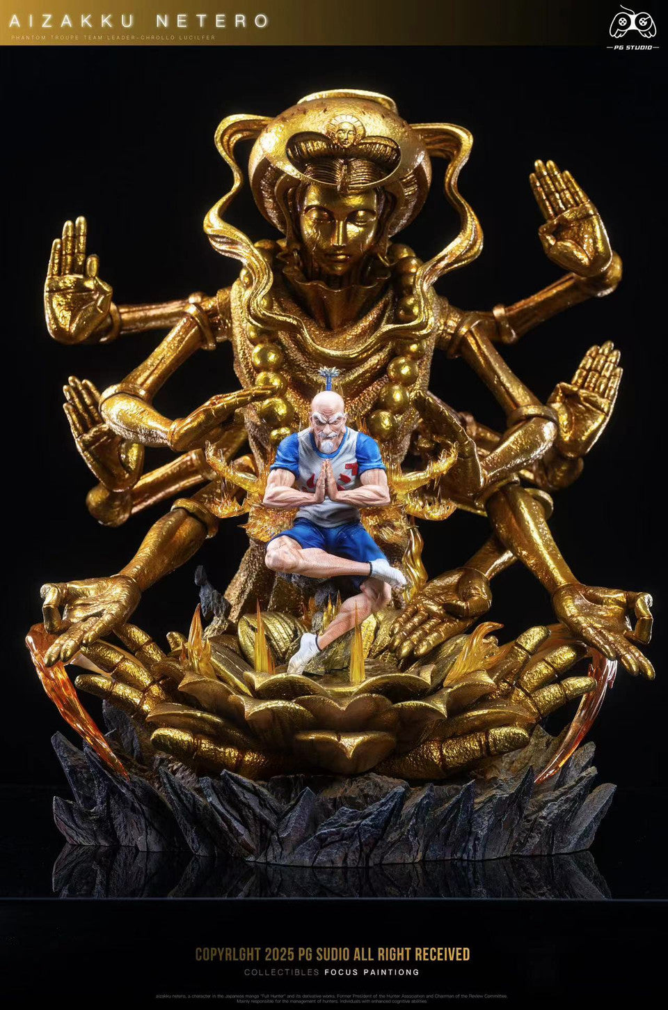 [Pre-Order Closed] PG Studio - Statue - Hunter x Hunter -  Hyakushiki Kannon Chairman Netero