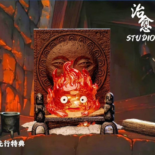 [Pre-Order] ZhiYu Studio - Statue - Howl's Moving Castle - Calcifer with LED