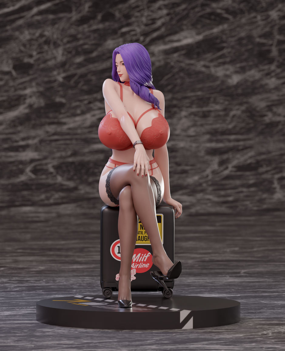 [Pre-Order Closed] SODA Studio - Statue - Milf Airlines - Dear Mother Clara Stewardess Uniform (Licensed)