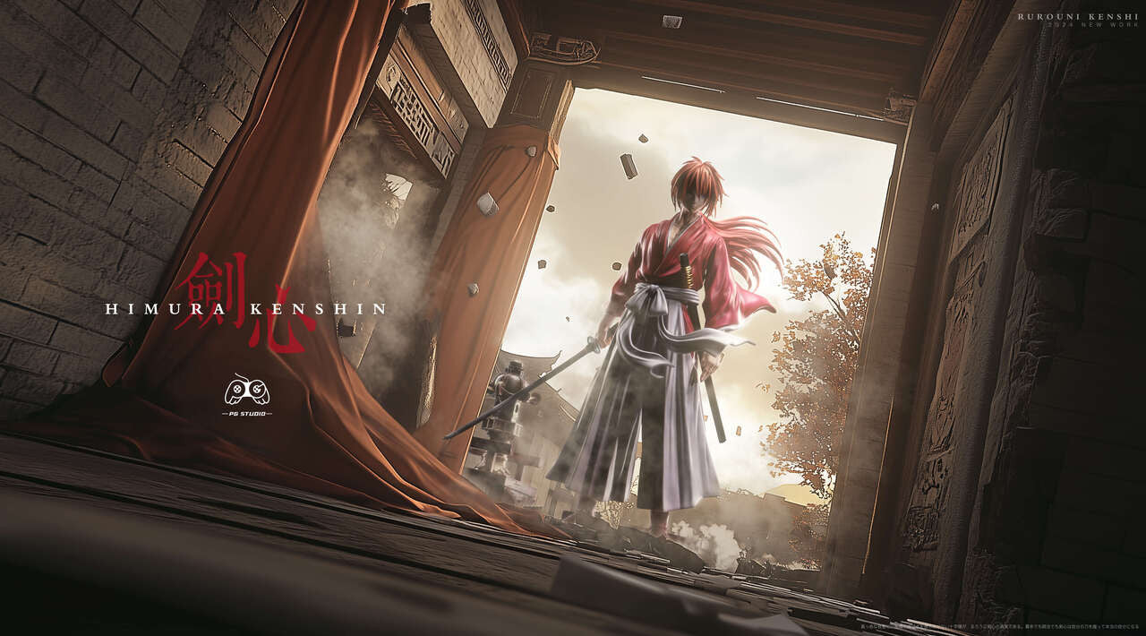 [Warehouse in Stock] PG Studio - Statue - Rurouni Kenshin Meiji Kenkaku Romantan - Himura Kenshin