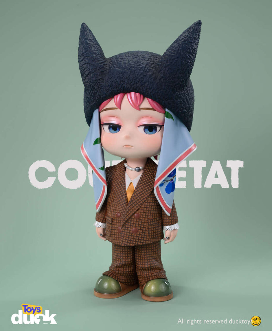 [Warehouse in Stock] Duck Toys Studio - Statue - K-POP - G-Dragon GD Black rabbit