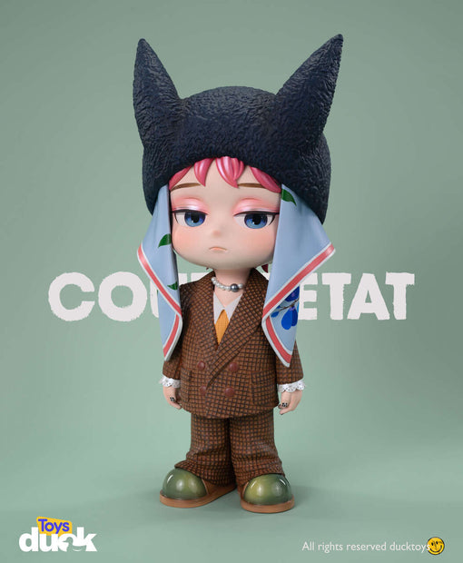 [Warehouse in Stock] Duck Toys Studio - Statue - K-POP - G-Dragon GD Black rabbit