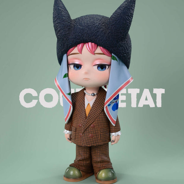 [Warehouse in Stock] Duck Toys Studio - Statue - K-POP - G-Dragon GD Black rabbit