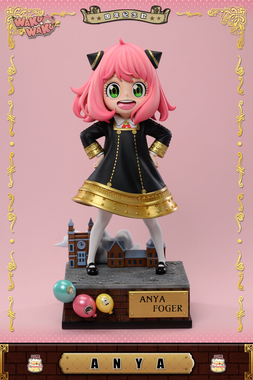[Warehouse in Stock] WakuWaku Studio - Statue - Spy x Family - Anya Forger 1st Anniversary Special Edition