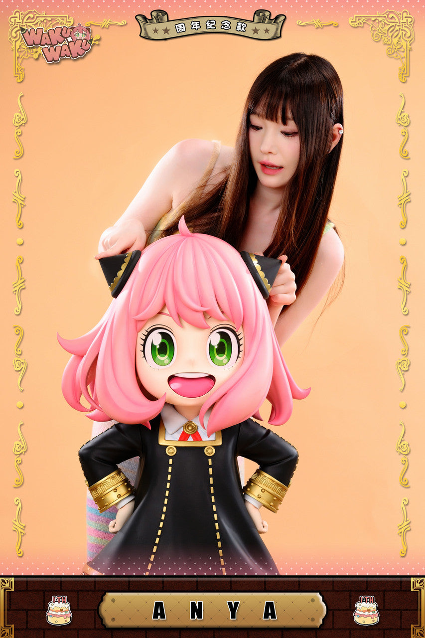 [Warehouse in Stock] WakuWaku Studio - Statue - Spy x Family - Anya Forger 1st Anniversary Special Edition