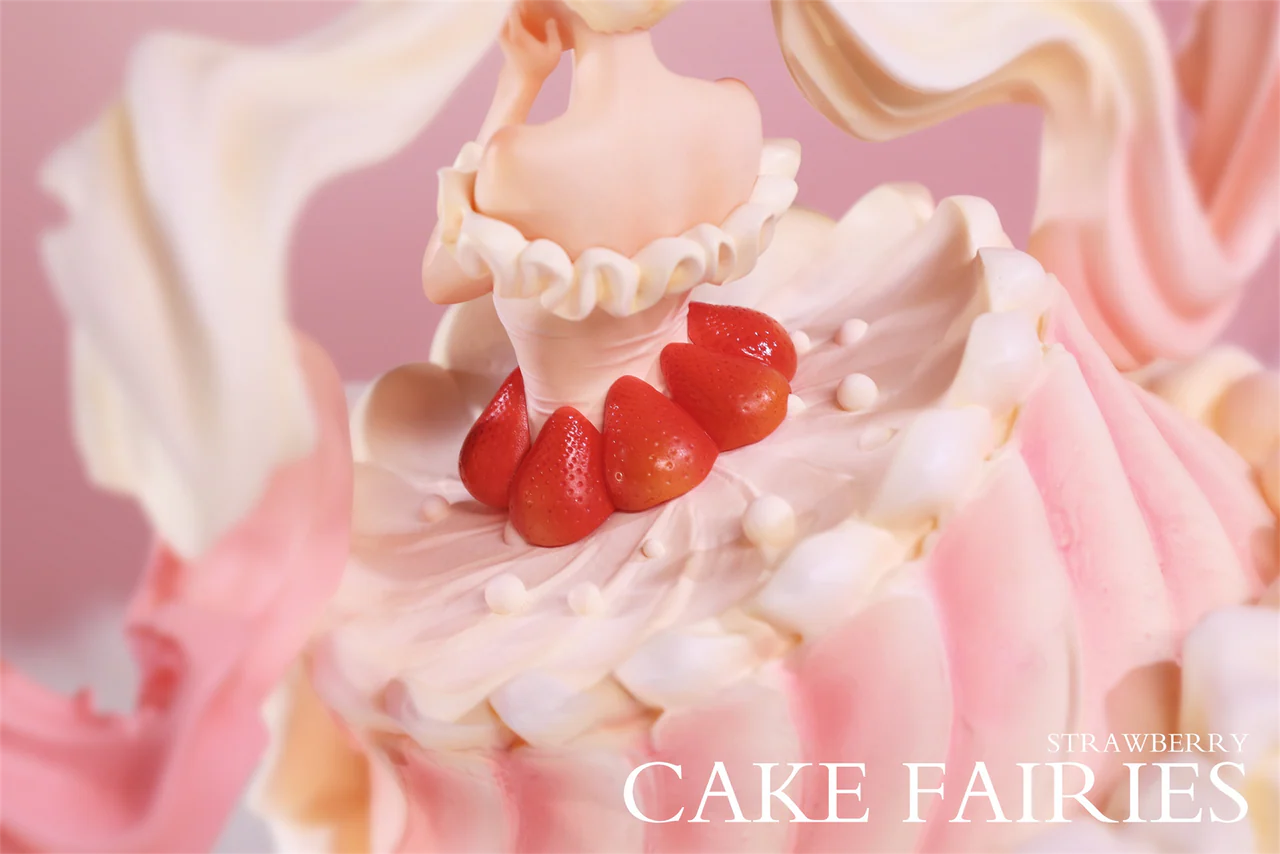 [Pre-Order Closed] WeArtDoing Studio - Statue - Original - Cake Fairies Strawberry & Matcha (Licensed)