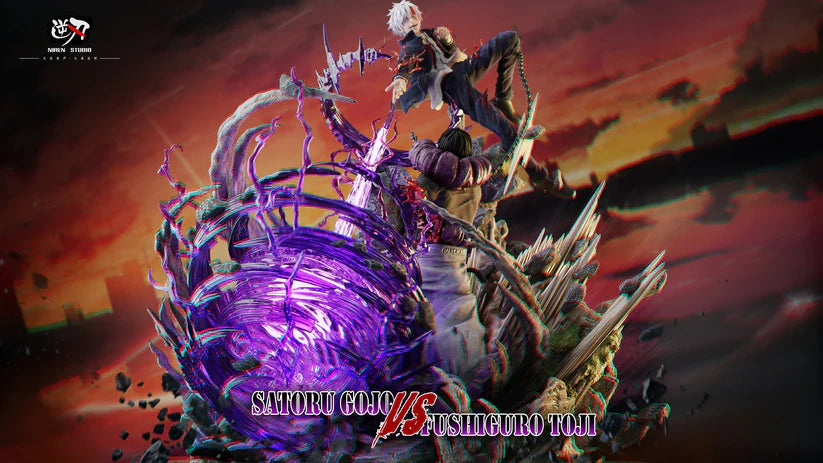 [US in Stock] NIREN Studio - Statue - Jujutsu Kaisen - Satoru Gojo vs Fushiguro Toji