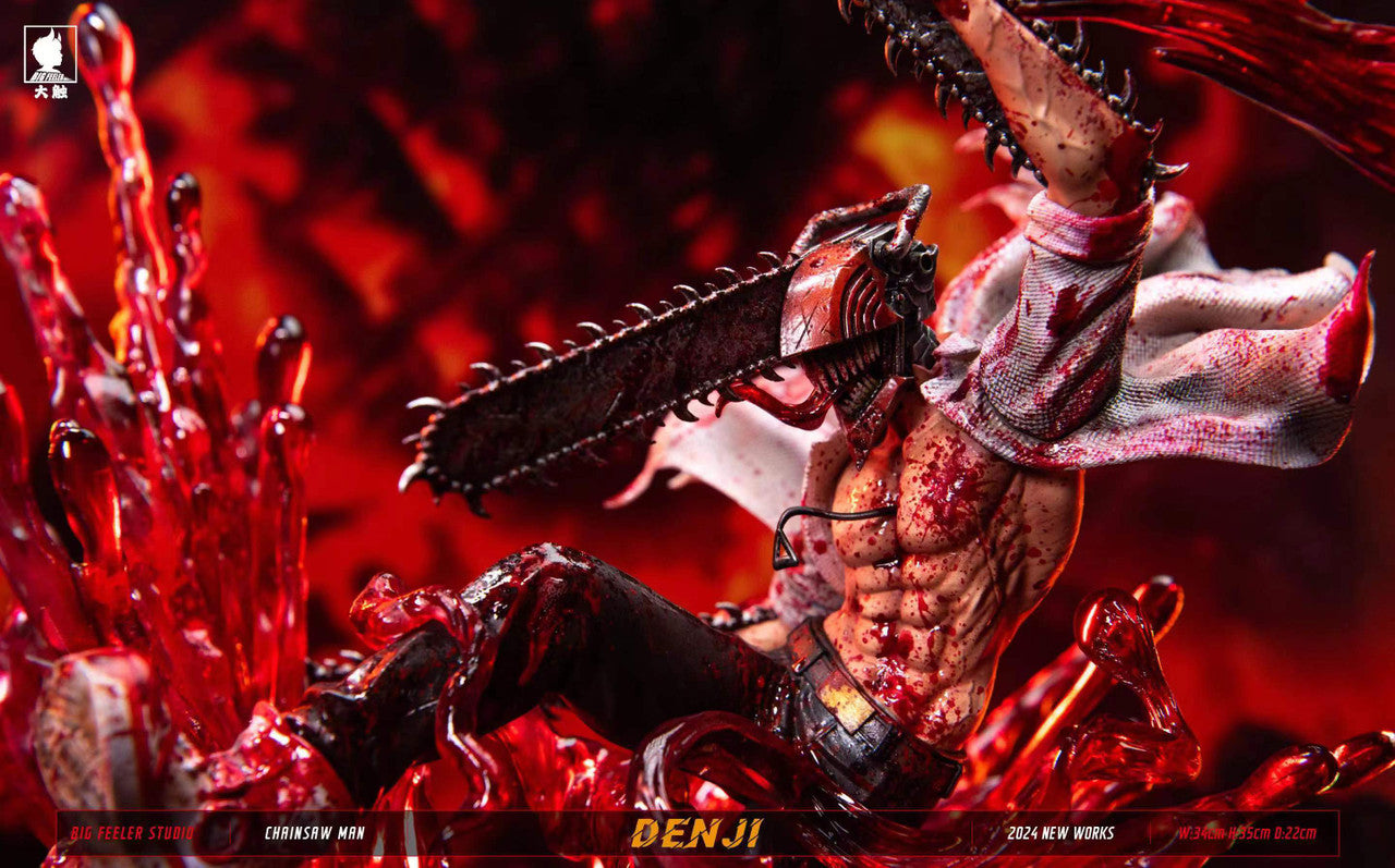 [Warehouse in Stock] Big Feeler Studio - Statue - Chainsaw Man - Denji with LED