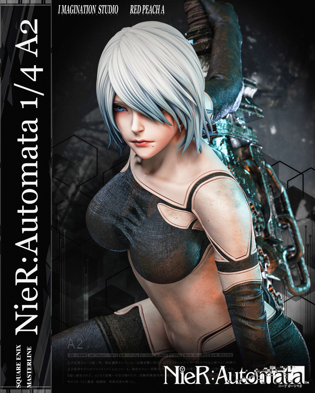 [Pre-Order Closed] Imagination Studio & Red Peach A Studio - Statue -  NieR:Automata  - A2