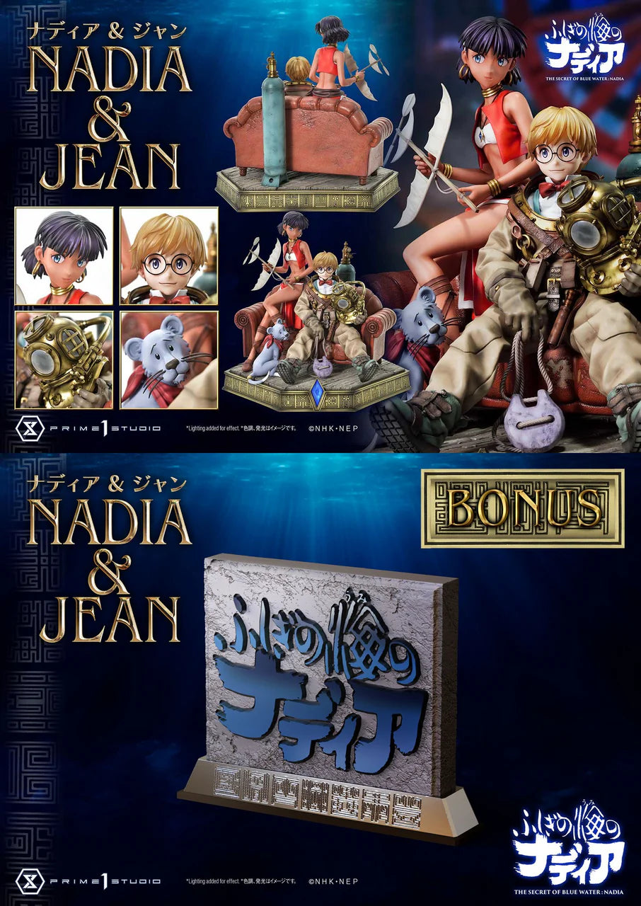 [Pre-Order] Prime 1 Studio - Statue - THE SECRET OF BLUE WATER NADIA - Concept Masterline - NADIA & JEAN CMSBW-01 CMSBW-01S (Licensed)