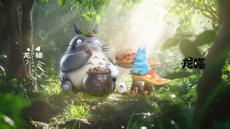 [Pre-Order Closed] LongMiao Studio - Statue - My Neighbor Totoro - eating acorns Totoro Family