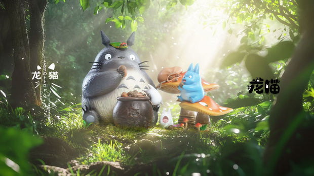 [Pre-Order Closed] LongMiao Studio - Statue - My Neighbor Totoro - eating acorns Totoro Family