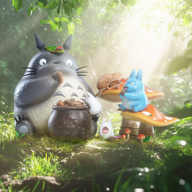 [Pre-Order Closed] LongMiao Studio - Statue - My Neighbor Totoro - eating acorns Totoro Family