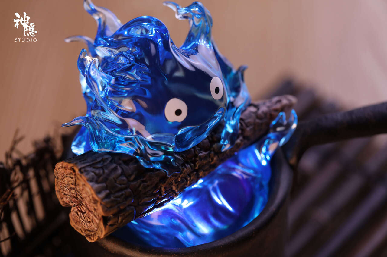 [Warehouse in Stock] Shen Yin Studio - Statue - Howl's Moving Castle - Blue Calcifer with LED