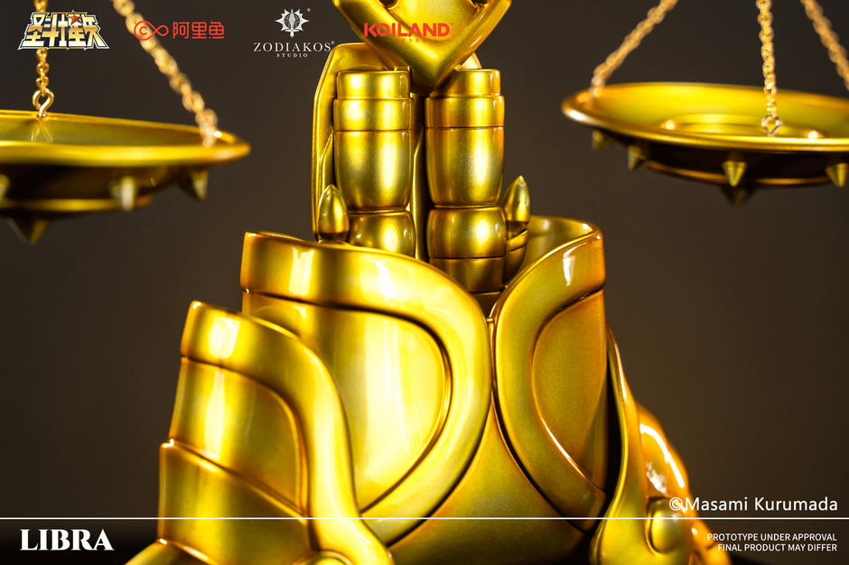 [Warehouse in Stock] Zodiakos Studio - Statue - Saint Seiya - Gold Saint Libra cloth (Licensed)