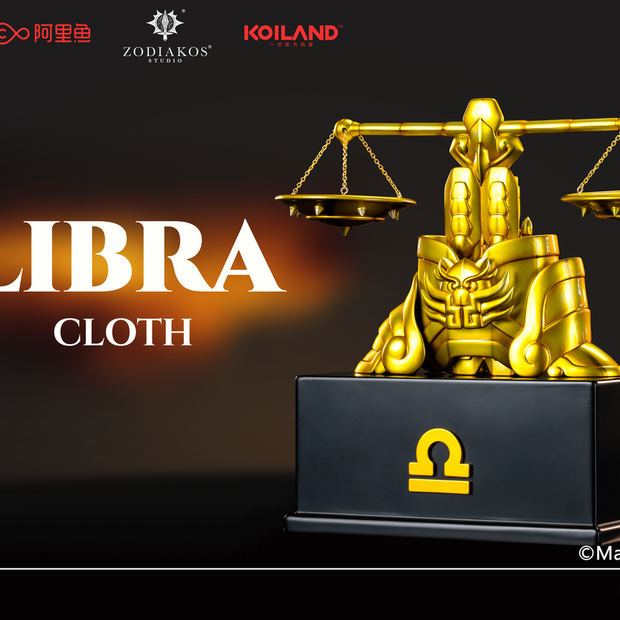 [Warehouse in Stock] Zodiakos Studio - Statue - Saint Seiya - Gold Saint Libra cloth (Licensed)