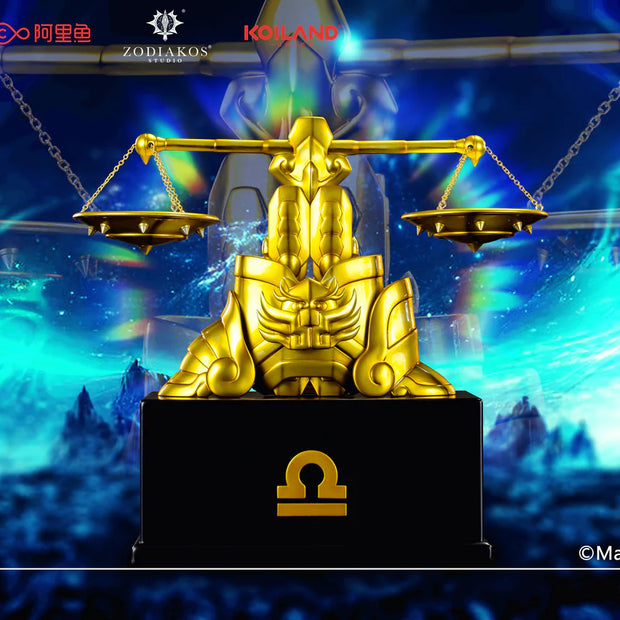[Warehouse in Stock] Zodiakos Studio - Statue - Saint Seiya - Gold Saint Libra cloth (Licensed)